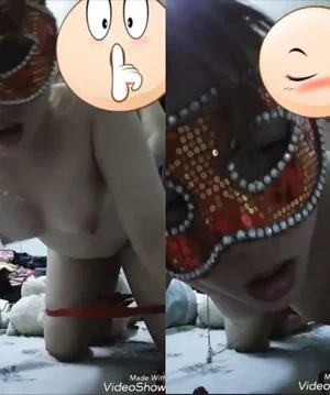 Chơi vợ dâm có quả vú đẹp siêu nứng