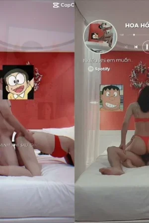 Đụ em trong khách sạn tình yêu quần lọt khe và tông màu đỏ làm anh nứng điên dại